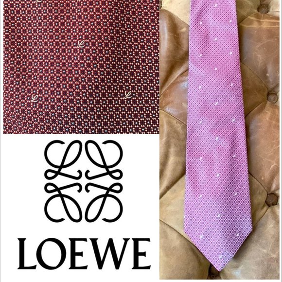 LOEWE ♥️ Silk Logo Tie - Picture 1 of 6